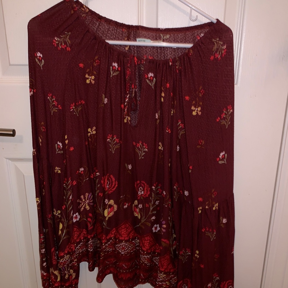 Floral long sleeve shirt